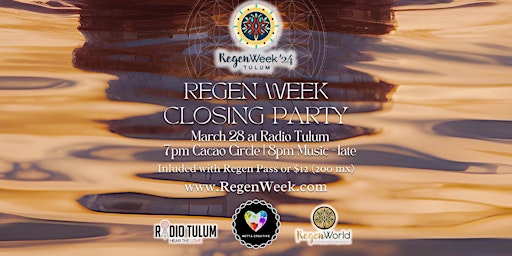 Image principale de Regen Week 2024 - Closing Event