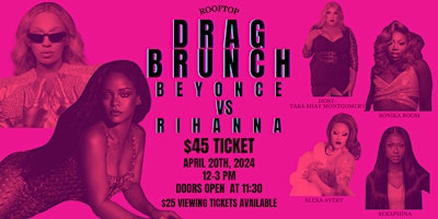 Imagem principal do evento Beyoncé vs. Rihanna Drag Brunch