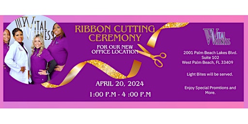 Imagem principal do evento Ribbon Cutting Ceremony Event at Vital Vita Wellness & Medical Spa