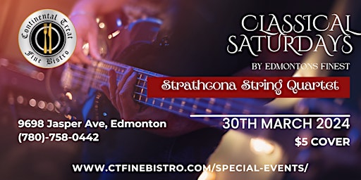 Imagen principal de Classical Saturday with Strathcona String Quartet