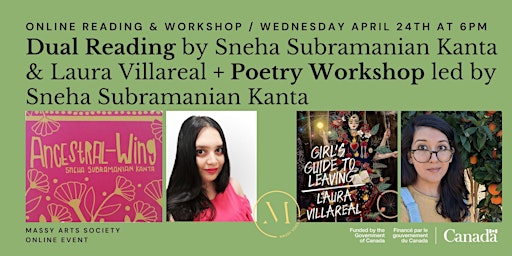 Imagen principal de Online Event: Dual Reading & Poetry Workshop led by Sneha Subramanian Kanta