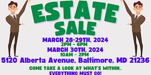 Estate Sale!! primary image