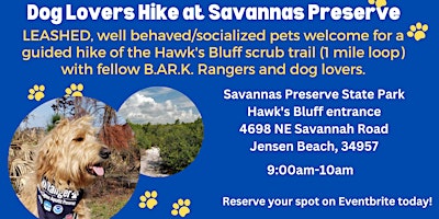 Dog Lover's Hike of Hawk's Bluff Trail primary image