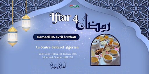 Primaire afbeelding van 4e Iftar du Ramadan 2024