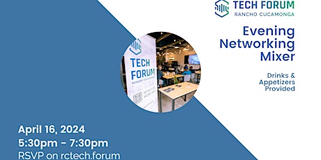 RC Tech Forum: Evening Networking Mixer