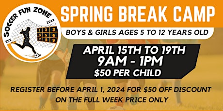 Soccer Spring Break Camp