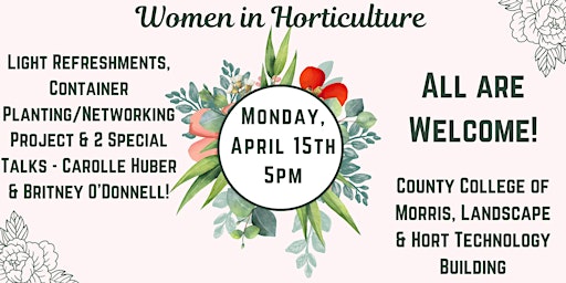 Image principale de Women in Horticulture Gathering at CCM