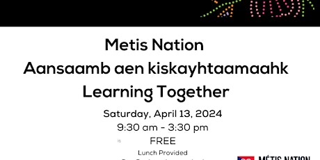 Metis Nation Aansaamb aen kiskayhtaamaahk Learning Together