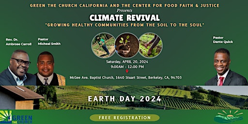 Imagem principal do evento Green The Church: Growing Healthy Communities from The Soil to The Soul