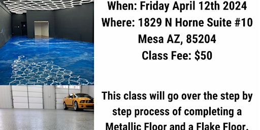 ARIZONA- METALLIC EPOXY 1-DAY CLASS primary image