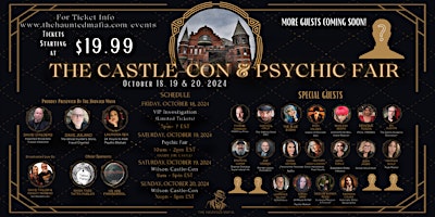Primaire afbeelding van The Castle-Con & Psychic Fair VENDOR APPLICATIONS