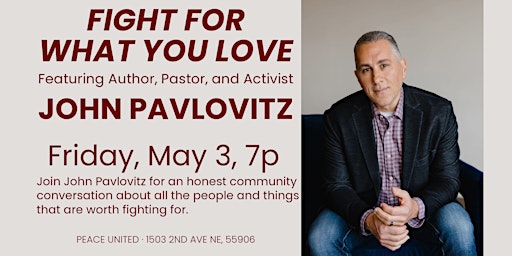 John Pavlovitz: Fight for What You Love primary image