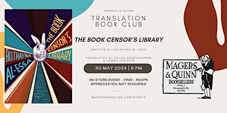 Translation Book Club - The Book Censor's Library