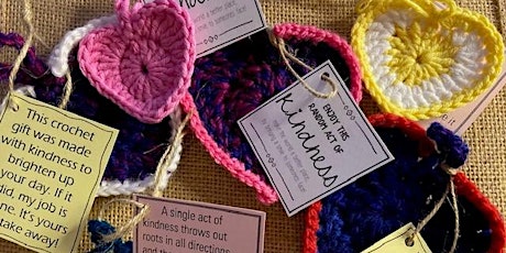 Act of kindness crochet hearts