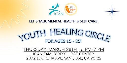 Imagem principal de Youth Healing Circle - March Topic: Childhood Trauma PT. 2