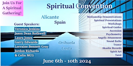 Imagem principal do evento Spiritual Convention | Alicante Spain: Orihuela Costa 6th-10th June 2024