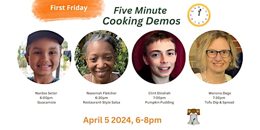 Image principale de Five Minute Cooking Demos