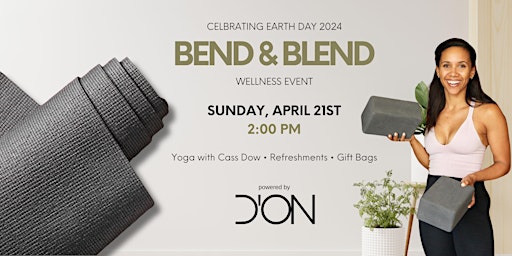 Primaire afbeelding van "Bend & Blend" Yoga Event - Powered by D'on Cosmetics