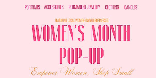 Women's Month Pop-Up primary image