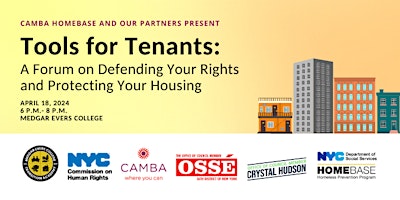 Hauptbild für Tools for Tenants: Forum on Defending Your Rights & Protecting Your Housing