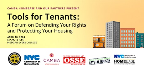 Tools for Tenants: Forum on Defending Your Rights & Protecting Your Housing