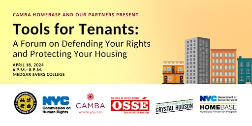 Primaire afbeelding van Tools for Tenants: Forum on Defending Your Rights & Protecting Your Housing