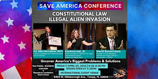 SAVE AMERICA CONFERENCE  primärbild