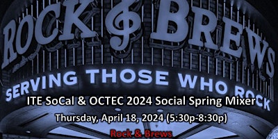 Primaire afbeelding van ITE SoCal and OCTEC Social Spring Mixer 2024