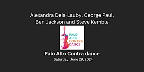 Contra dance with Alexandra, George, Ben & Steve