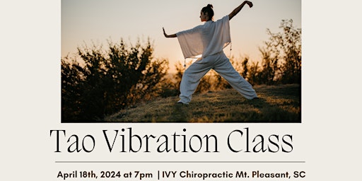 Tao Vibration Class Hosted at IVY primary image