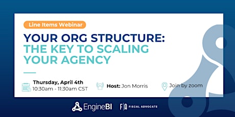 Webinar: Org Structure For Agencies