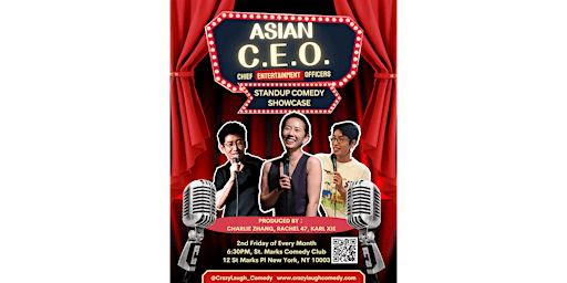 Asian C.E.O. Monthly [English] Standup Comedy Showcase primary image