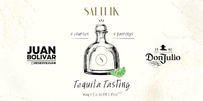 Imagem principal do evento Saltlik Tequila Tasting with Juan Bolivar