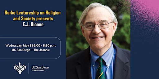 Burke Lectureship on Religion and Society presents E. J. Dionne  primärbild