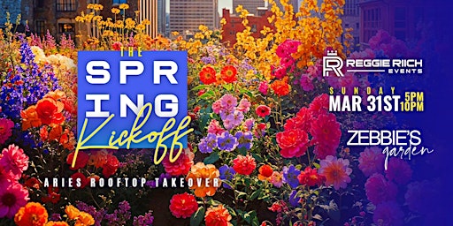 Primaire afbeelding van The Spring Kickoff 2024 - Aries Rooftop Takeover - Easter Weekend!