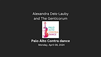 Contra dance with Alexandra Deis-Lauby and The Genticorum.