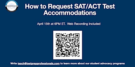 How to Request Testing Accommodations for SAT or ACT
