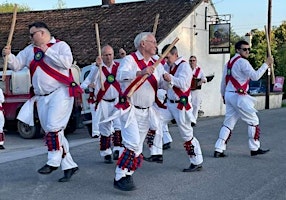 Morris dancing by The Chalice Morris Men @ The Railway Inn, Meare primary image
