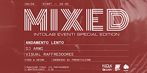 Immagine principale di MIXED SPECIAL EDITION - ANDAMENTO LENTO A FOQUS 