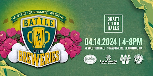 Imagem principal do evento Battle of the Breweries - Masters Weekend Celebration