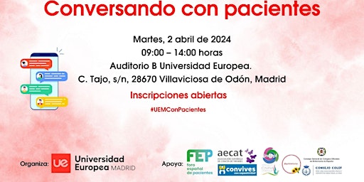 Jornadas "Conversando con pacientes" primary image