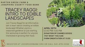 Hauptbild für Introduction to Edible Landscaping with Tracey Raggi