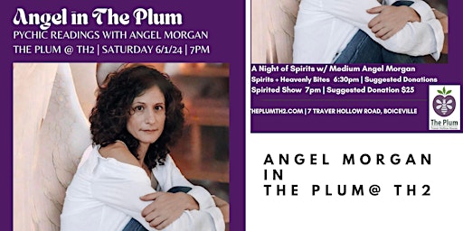 Image principale de The Plum @ TH2  Presents Medium ANGEL MORGAN