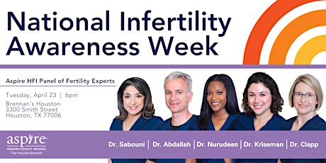 Aspire HFI: National Infertility Awareness Week- Panel Event