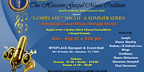 "Gospel Mic" Nights - A Summer Series primary image