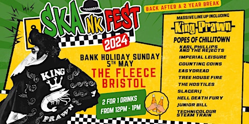 Primaire afbeelding van Skankfest 2024 with King Prawn + 11 more bands