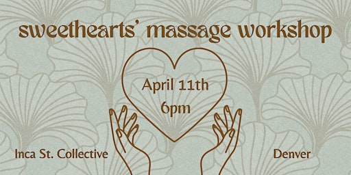 Primaire afbeelding van Sweethearts' Massage Workshop (Denver)