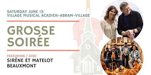 Grosse Soirée  - Abram Village - $30 - Festival of Small Halls  primärbild