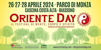 Hauptbild für WORKSHOP -- Oriente Day Festival - 26, 27, 28 aprile Parco di Monza
