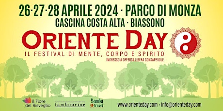 Oriente Day Festival - Workshop - 26, 27, 28 aprile Parco di Monza